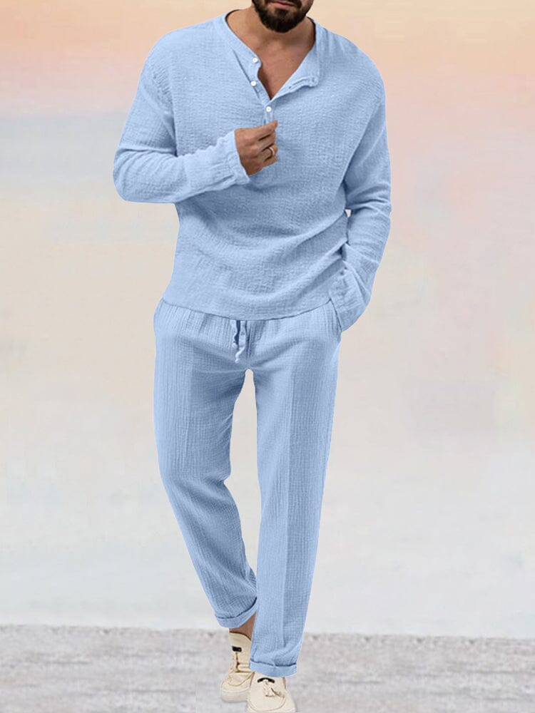 Men's Cotton Loungewear Set-5