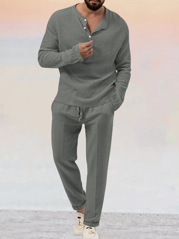 Variant image for Men's Cotton Loungewear Set-19