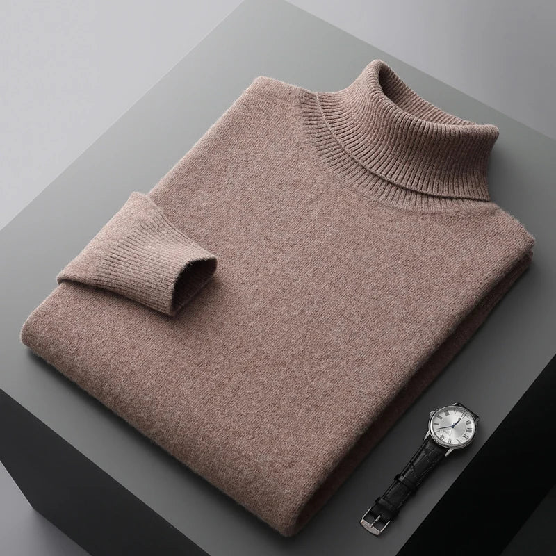 Castello | Turtleneck laget av 100% merinoull