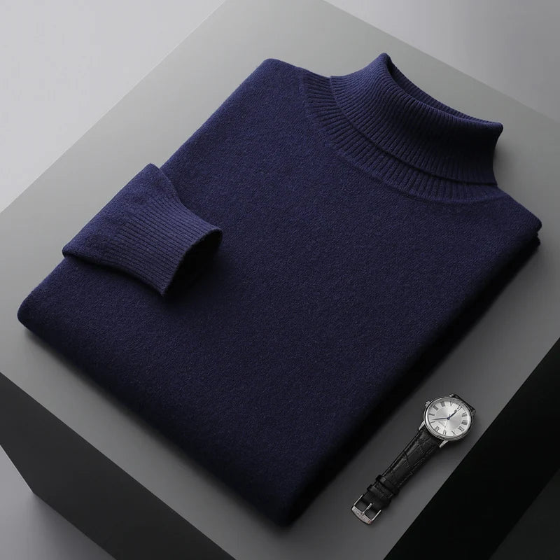 Castello | Turtleneck laget av 100% merinoull