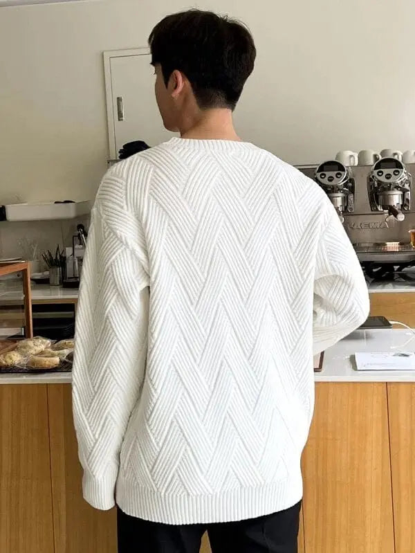 Scented Sweater - Textured Yarn Blend & Relaxed Fit