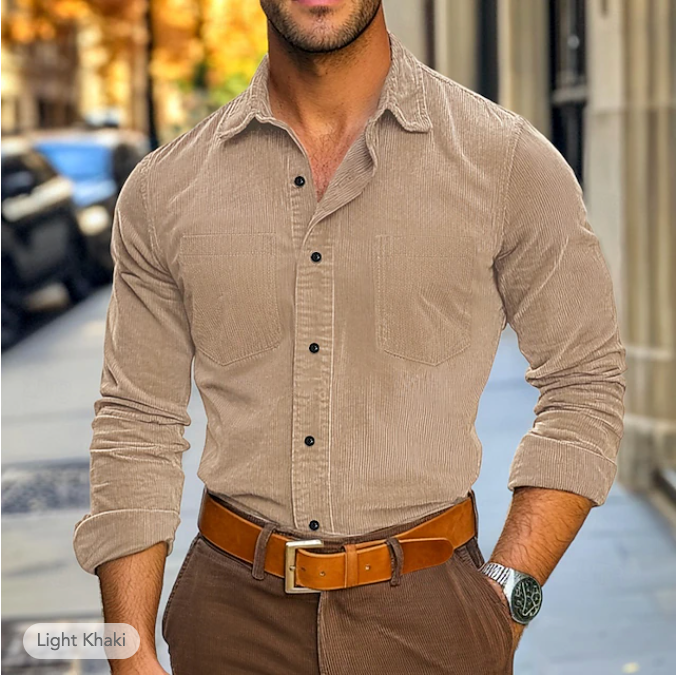 Variant image for Men's Rib Velvet Shirt-25