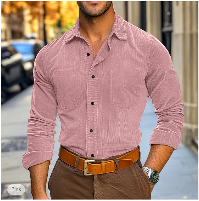 Variant image for Men's Rib Velvet Shirt-19