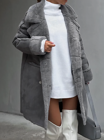 Sherpa Jacket - Windproof Shell And Soft Pile Lining Warmth