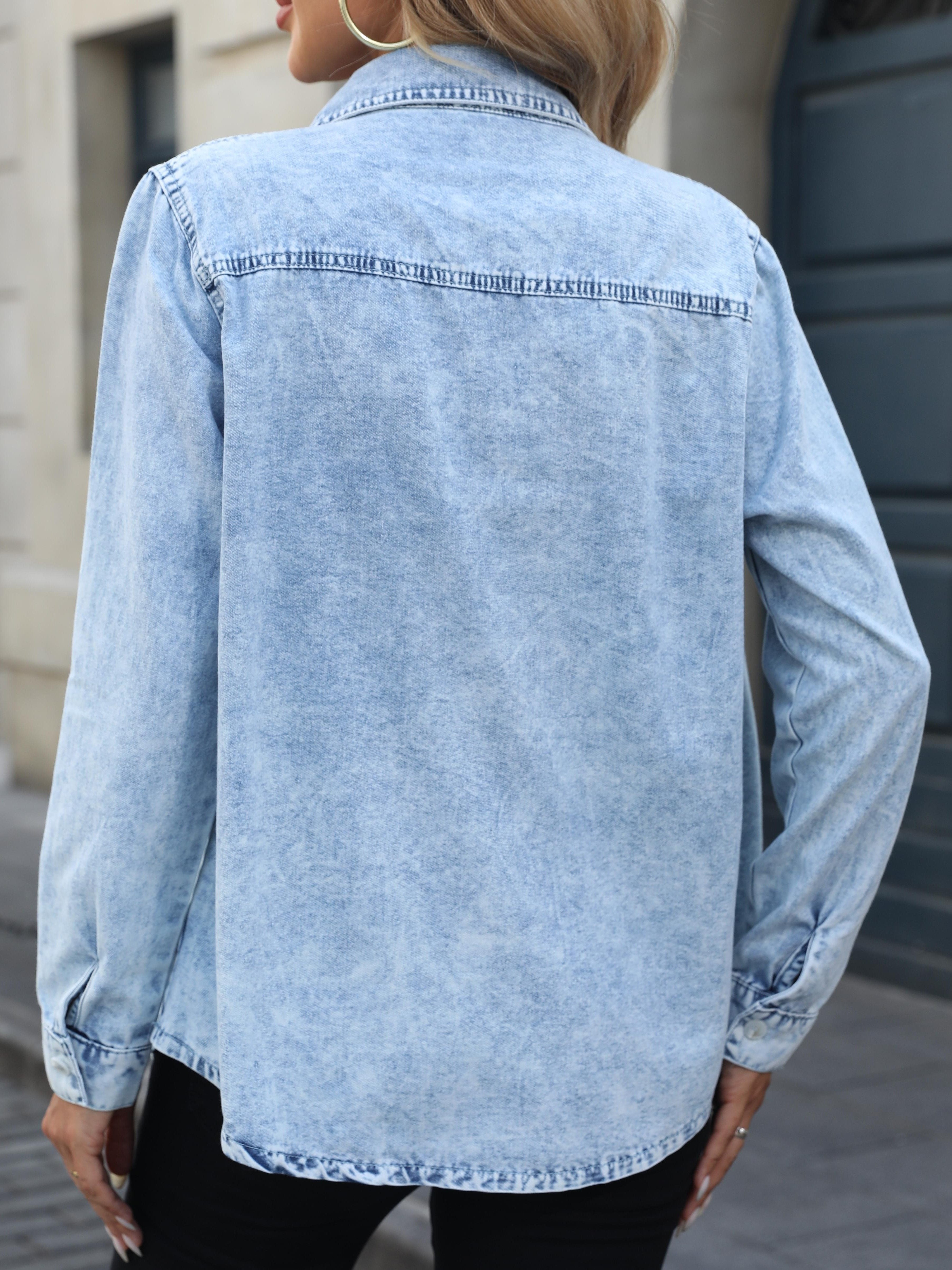 Shirt - Breathable Blend Button Front And Airflow Comfort