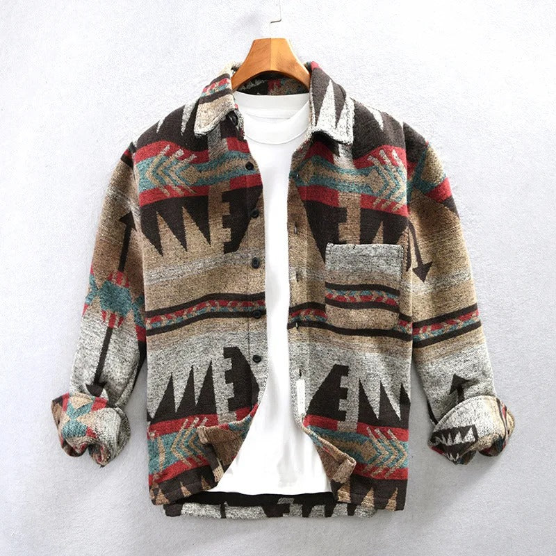 Shirt - Brushed Blend Long Shape & Warm Layering Ease