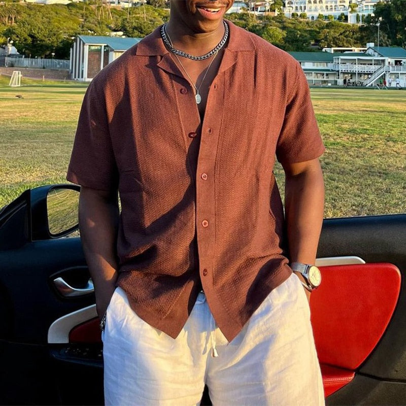 Shirt – Button Front & Easy On Off Dressing With Clean Fit