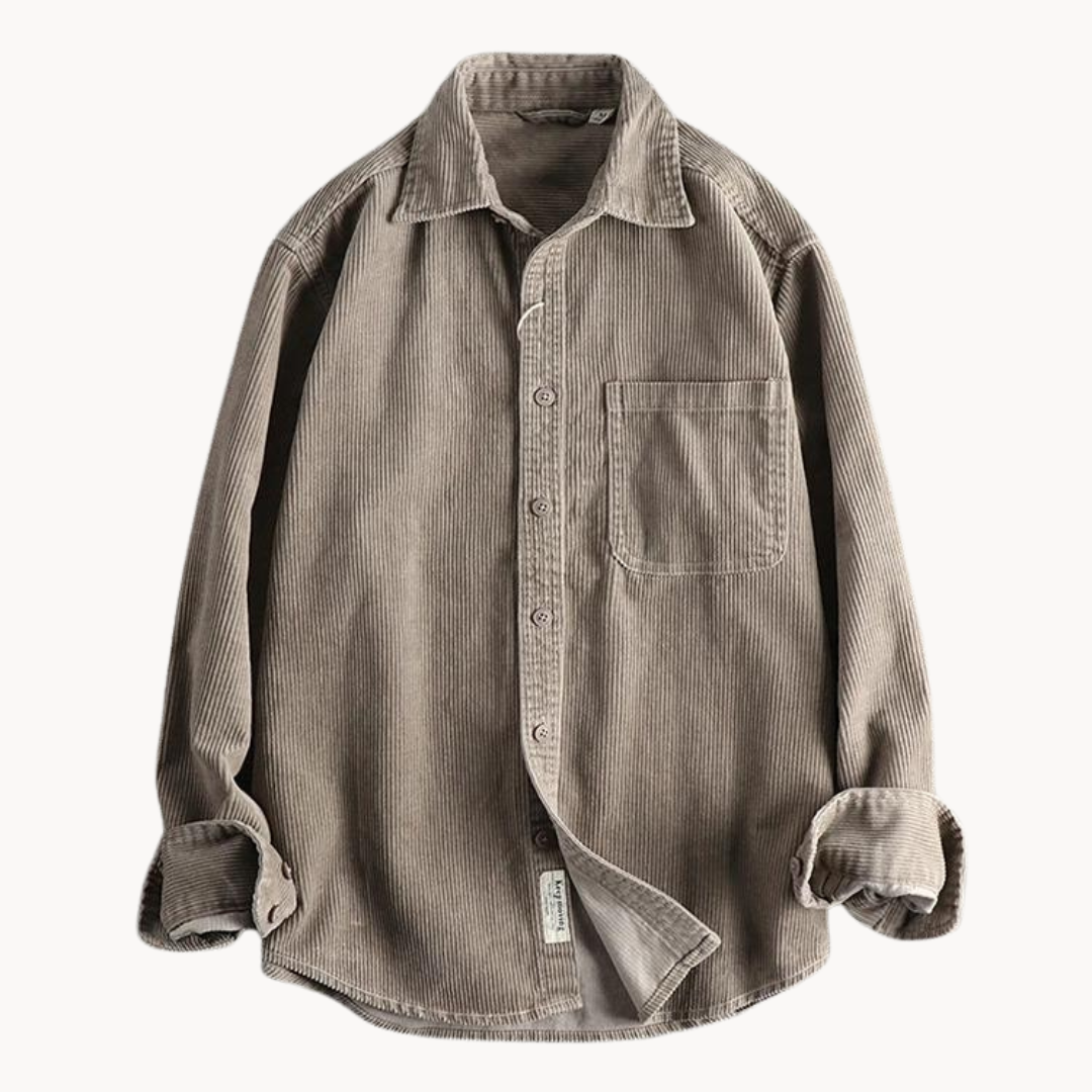 Shirt - Corded Texture & Reinforced Seams For Layering