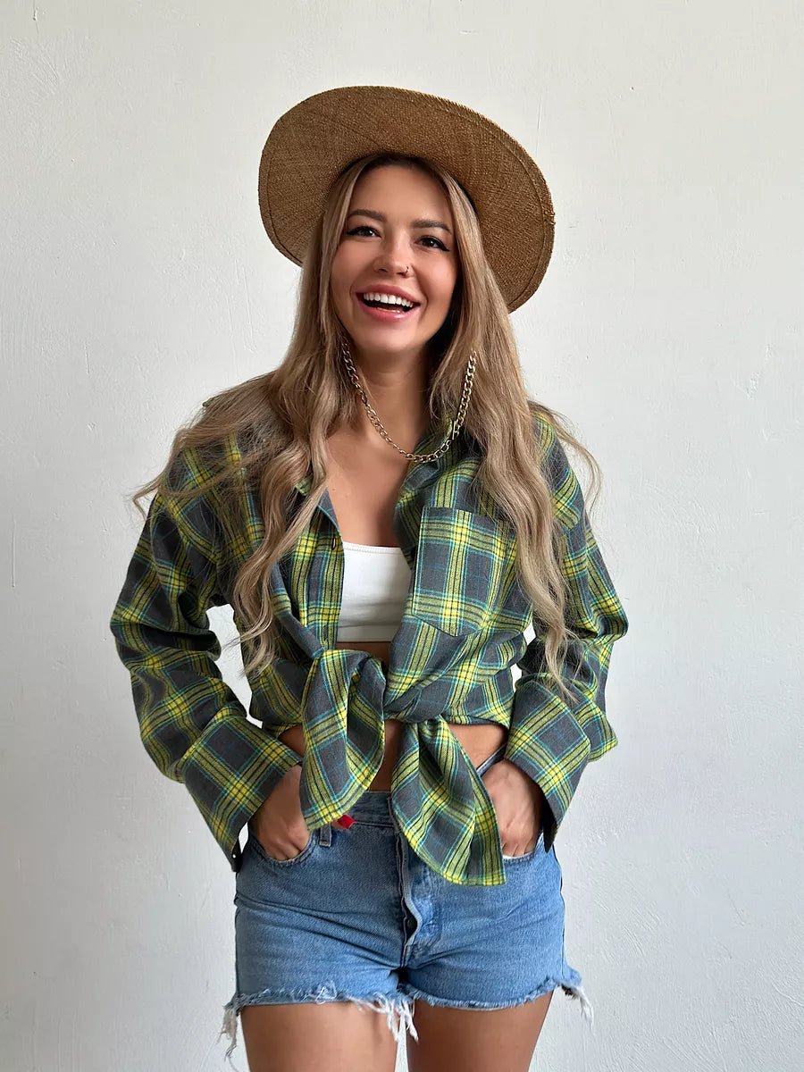 Shirt - Diamond Pattern And Soft-Blend Light Warmth