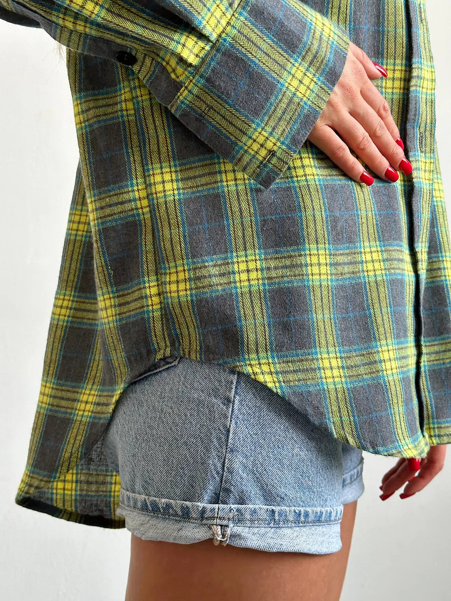 Shirt - Diamond Pattern And Soft-Blend Light Warmth