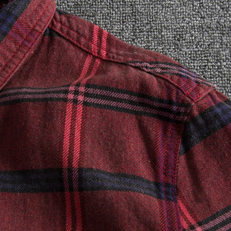 Shirt – Flannel Blend Tailored Fit & Button Collar Storage