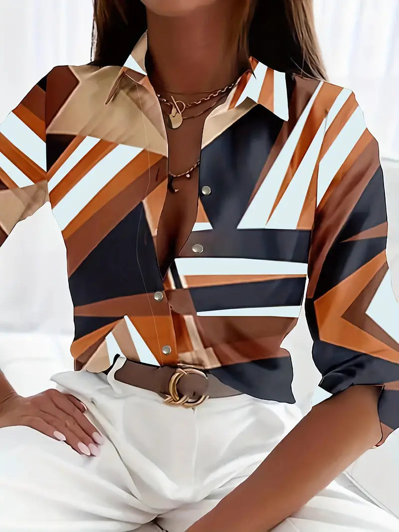 Shirt - Long Sleeves And Relaxed Fit For Easy Movement