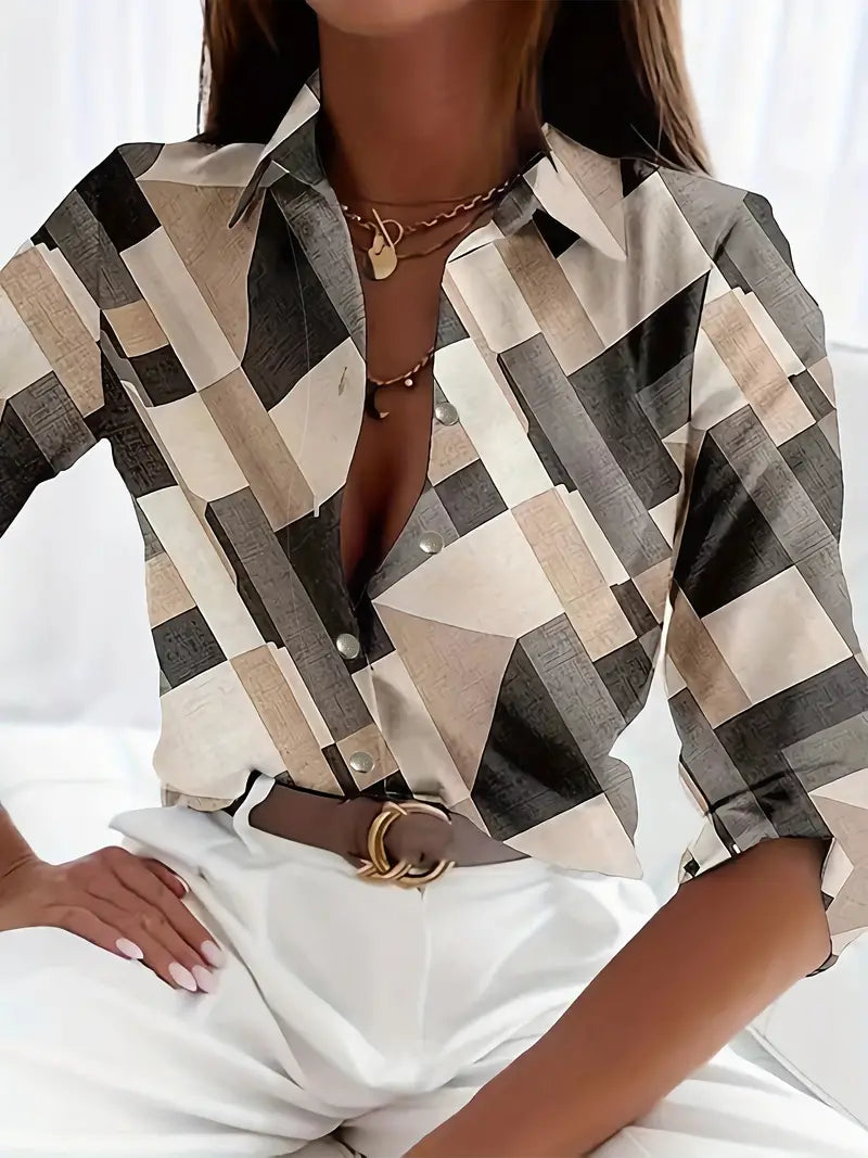 Shirt - Long Sleeves And Relaxed Fit For Easy Movement