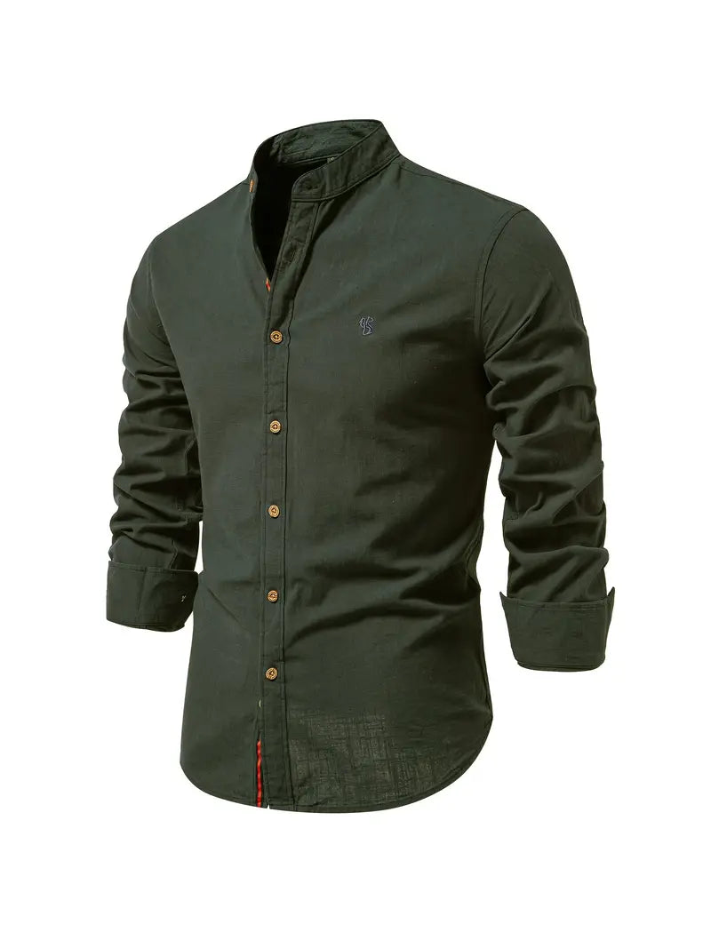 Shirt - Neat Collar & Clean Front For Easy Movement