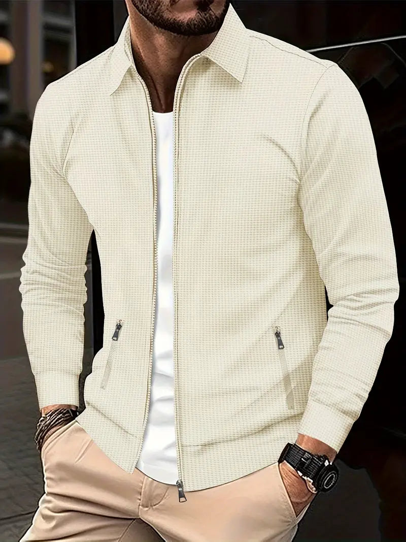 Shirt – Oversized Zip Front & Soft Blend For Movement