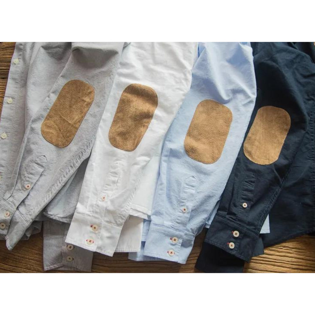 Shirt - Patch Detail And Soft Blend Finish For Regular Use