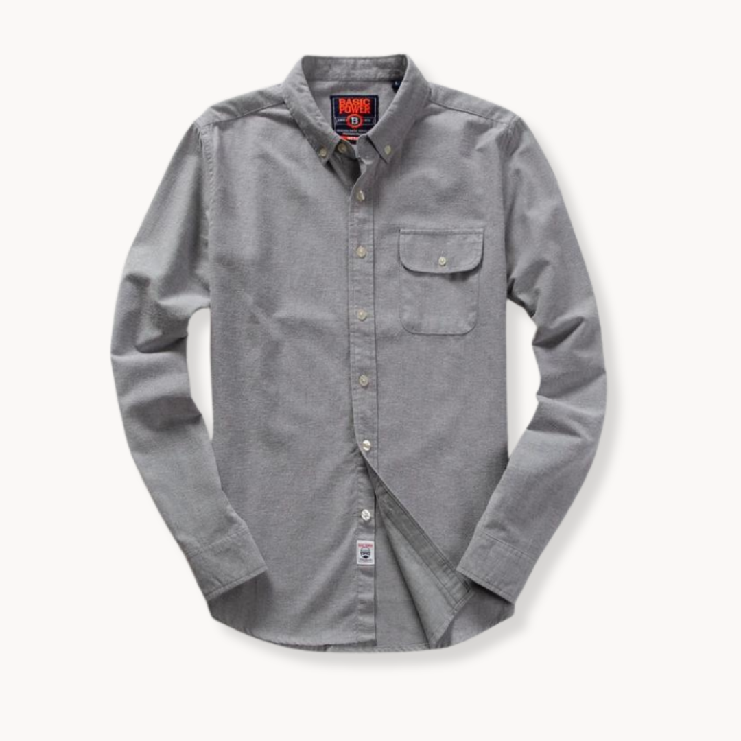 Shirt - Polyester Blend Button Front And Layering Ease