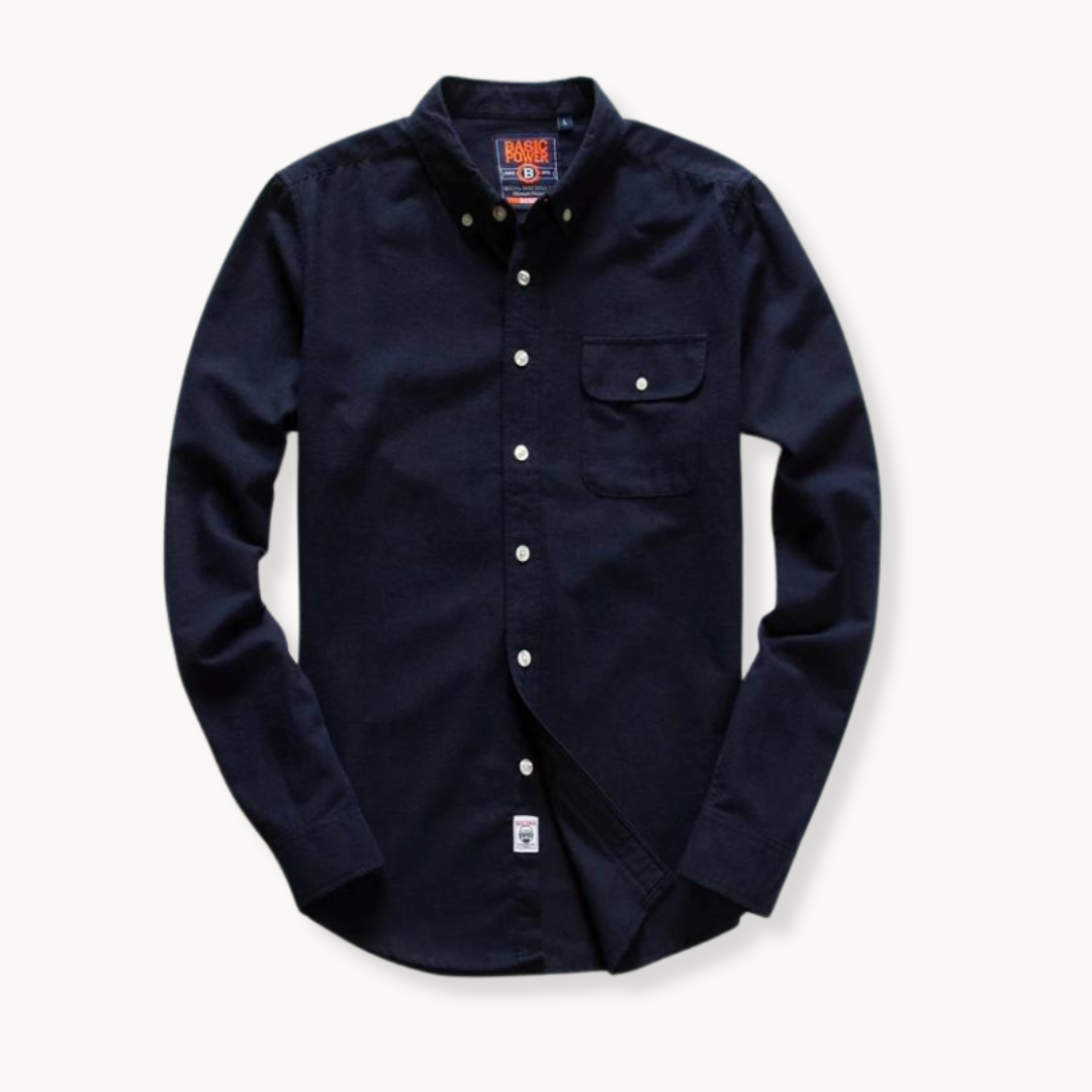 Shirt - Polyester Blend Button Front And Layering Ease