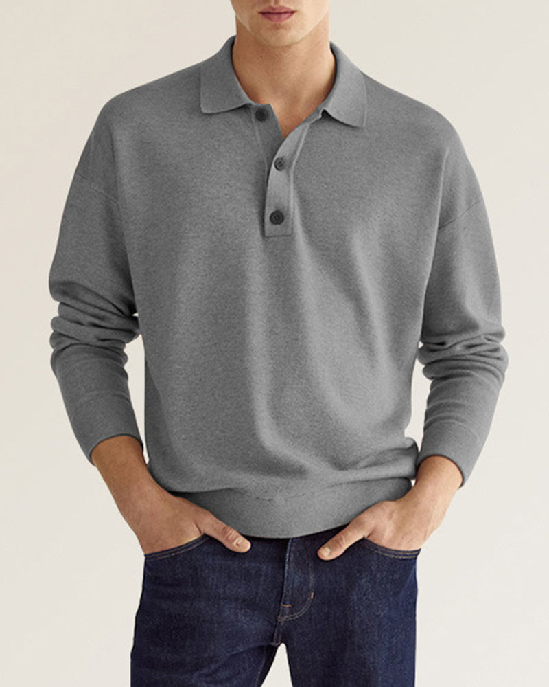 Shirt - Polyester Blend With Button Collar & Layering