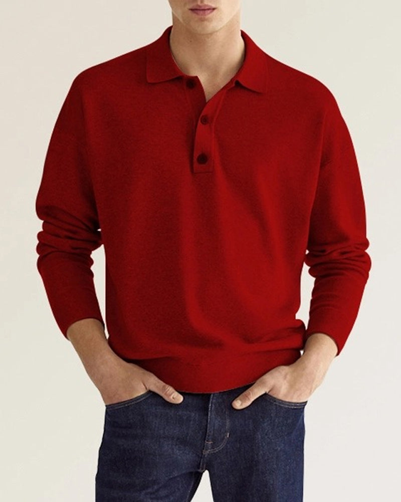 Shirt - Polyester Blend With Button Collar & Layering