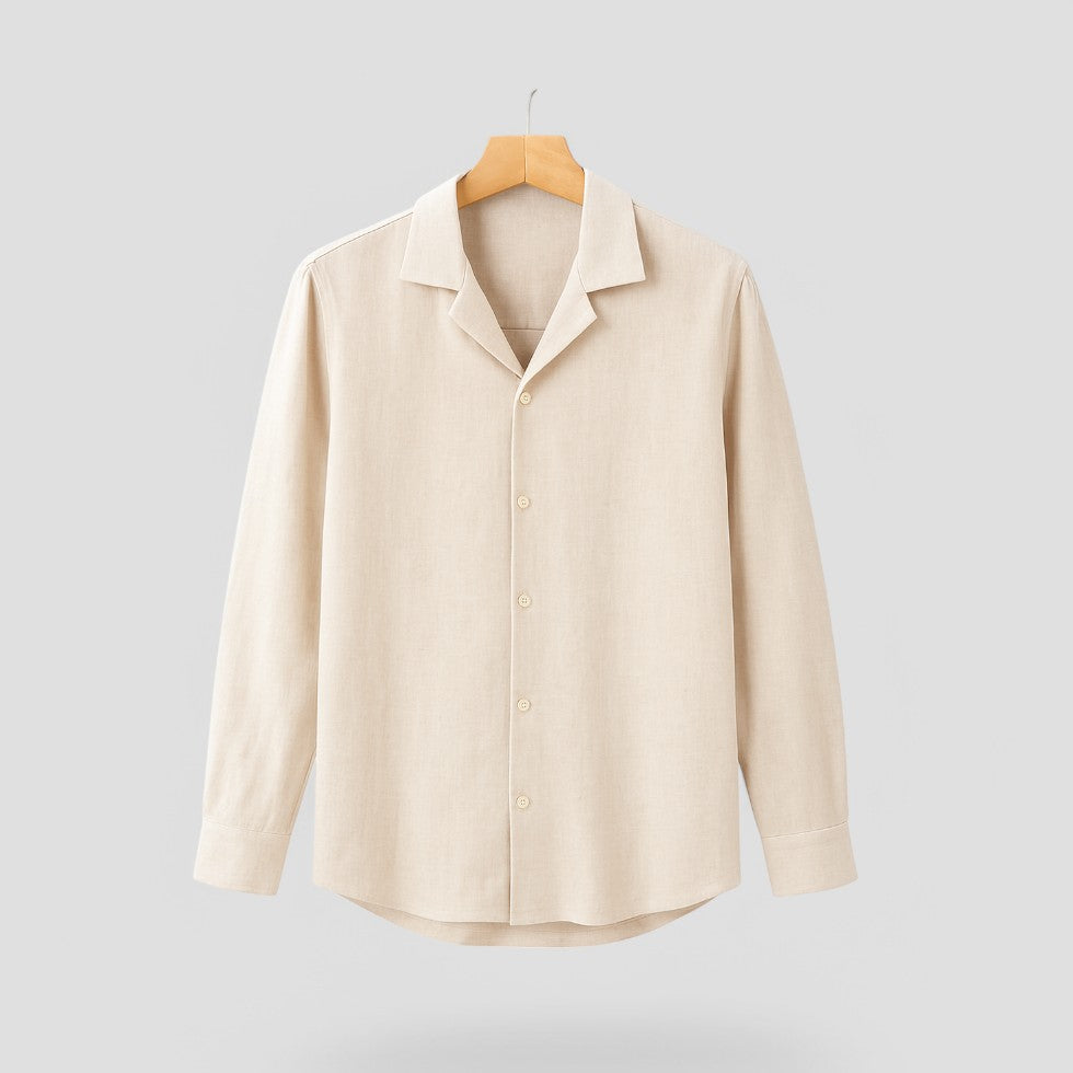 Shirt - Relaxed Shoulder Cut And Breathable Blend Comfort