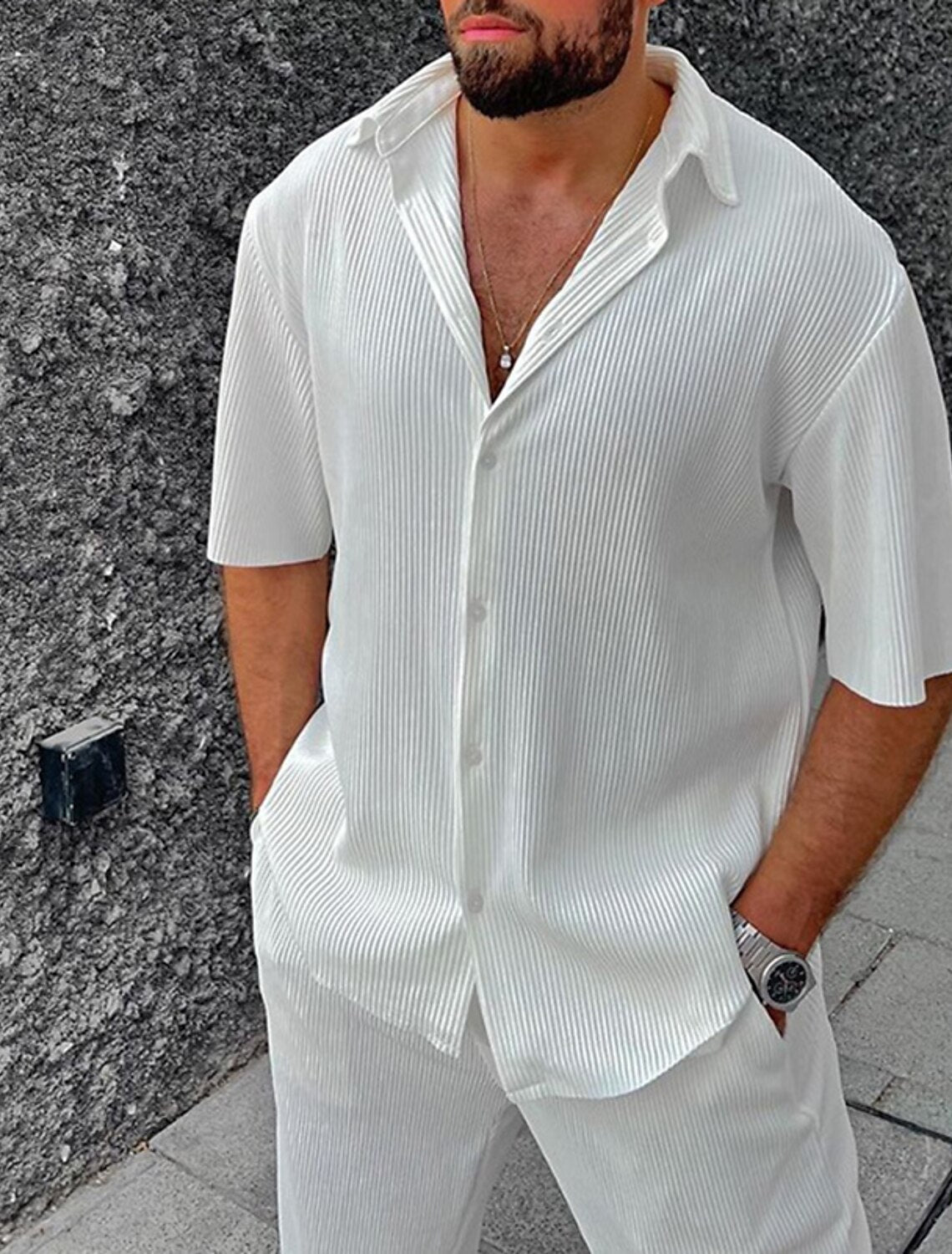 Shirt Set - Lightweight Blend & Breathable Airflow Comfort