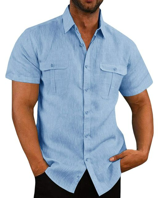 Shirt – Short Sleeve With Two Pockets And Breathable Fit