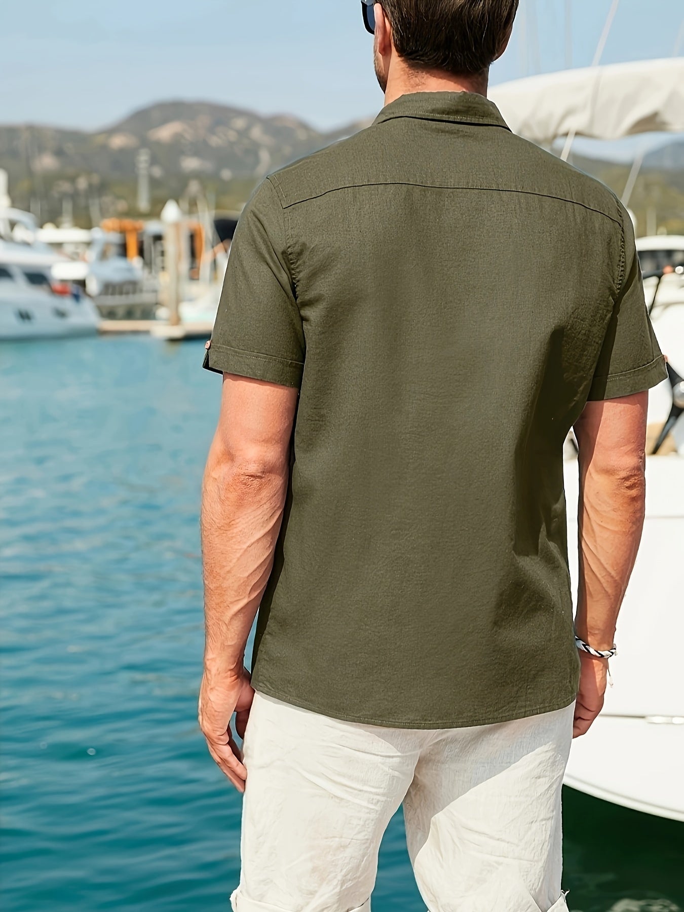 Shirt - Short Sleeves & Breathable Blend Lightweight Ease