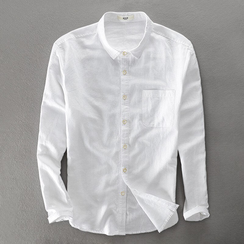 Shirt - Soft Blend Classic Collar And Button Front Airflow