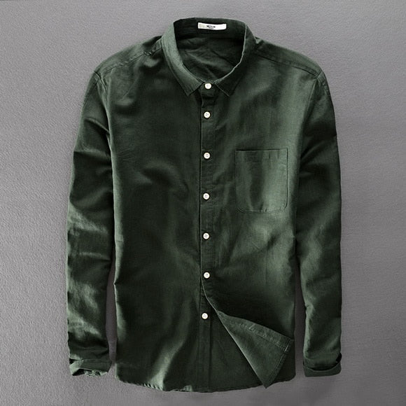 Shirt - Soft Blend Classic Collar And Button Front Airflow