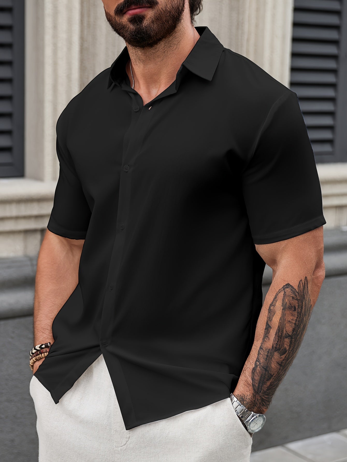 Shirt – Soft Blend Fabric And Stretch For Easy Movement