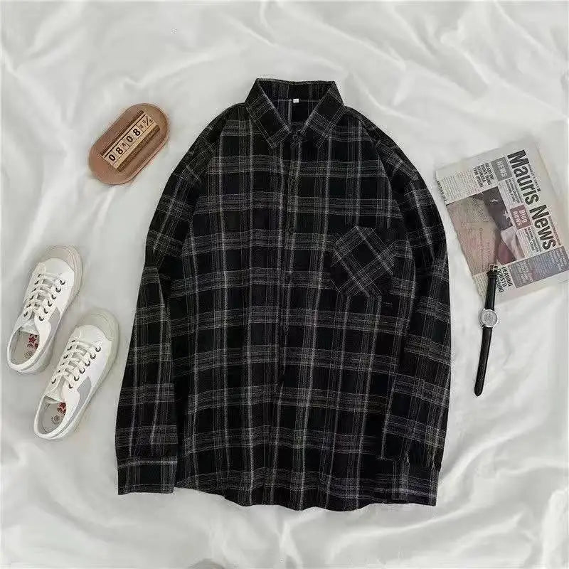 Shirt - Soft Blend Plaid Pattern And Easy Movement Fit
