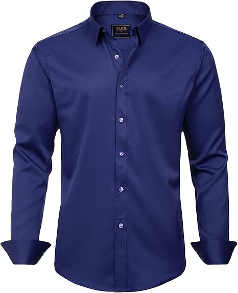 Shirt - Stretch Blend Fabric & Wrinkle Free Movement