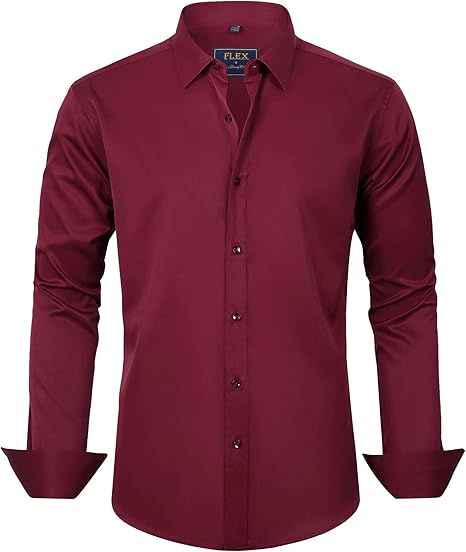 Shirt - Stretch Blend Fabric & Wrinkle Free Movement