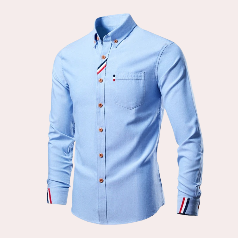 Shirt – Tailored Spread Collar & Breathable Blend Fit