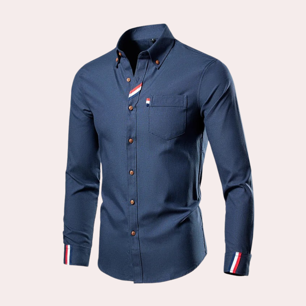 Shirt – Tailored Spread Collar & Breathable Blend Fit