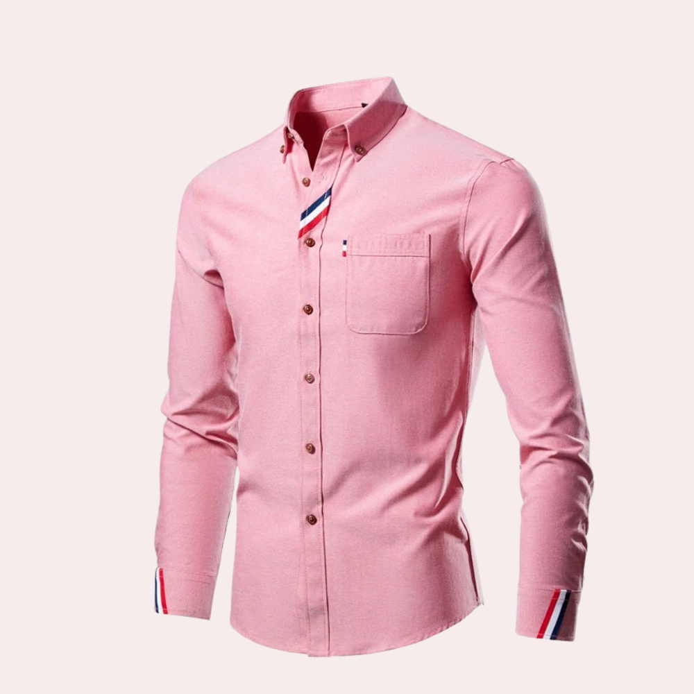Shirt – Tailored Spread Collar & Breathable Blend Fit