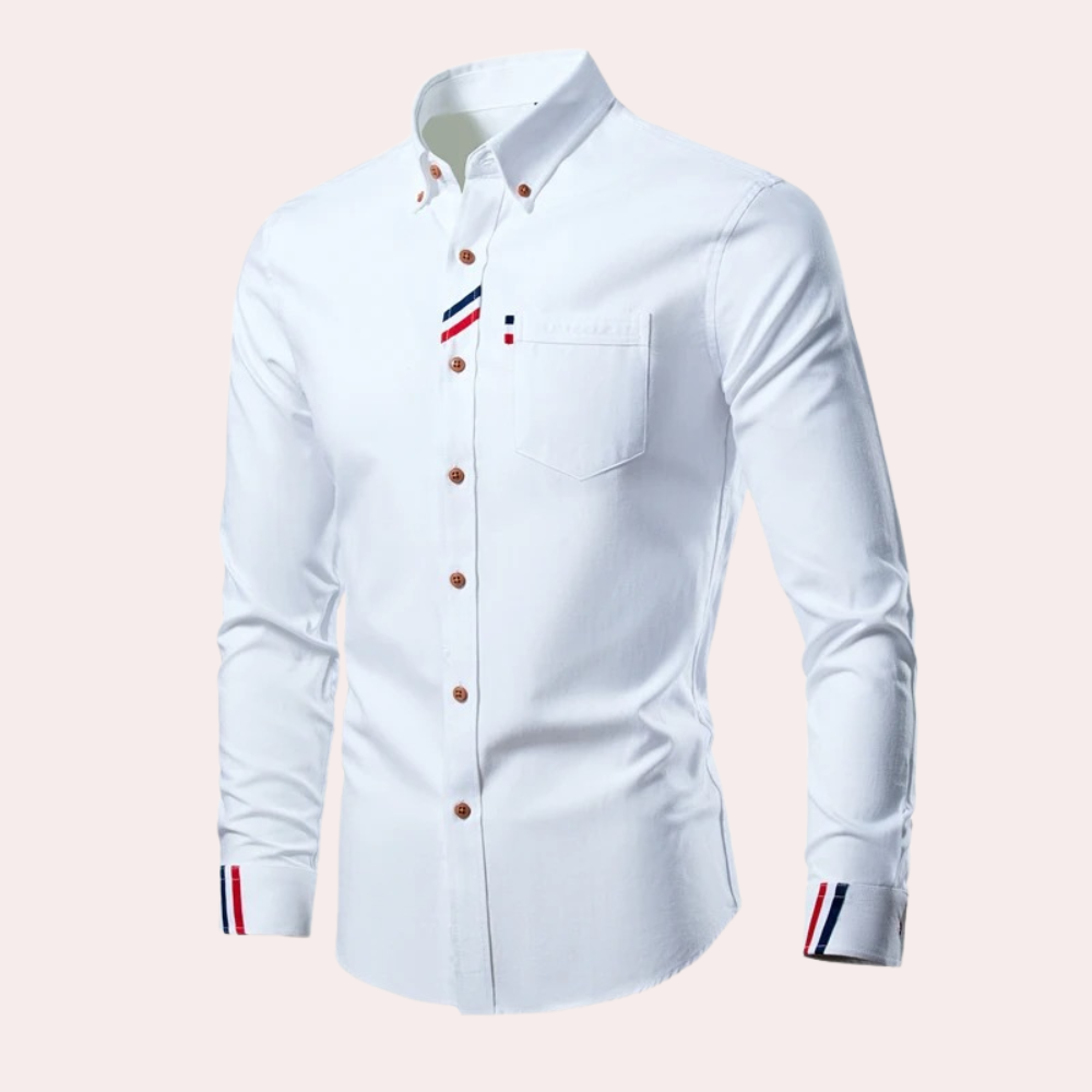 Shirt – Tailored Spread Collar & Breathable Blend Fit