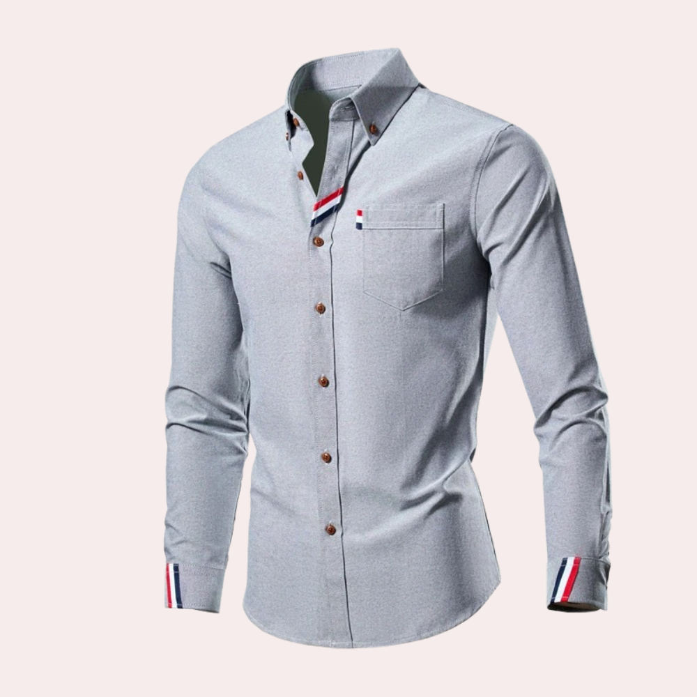 Shirt – Tailored Spread Collar & Breathable Blend Fit
