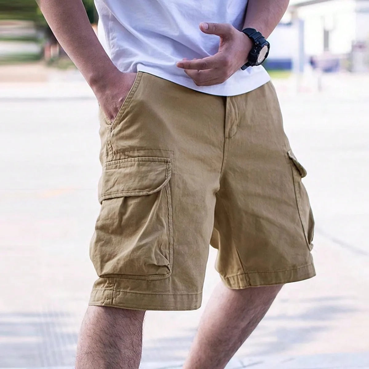 Shorts - Multi Pocket Cargo And Flexible Shape For Movement
