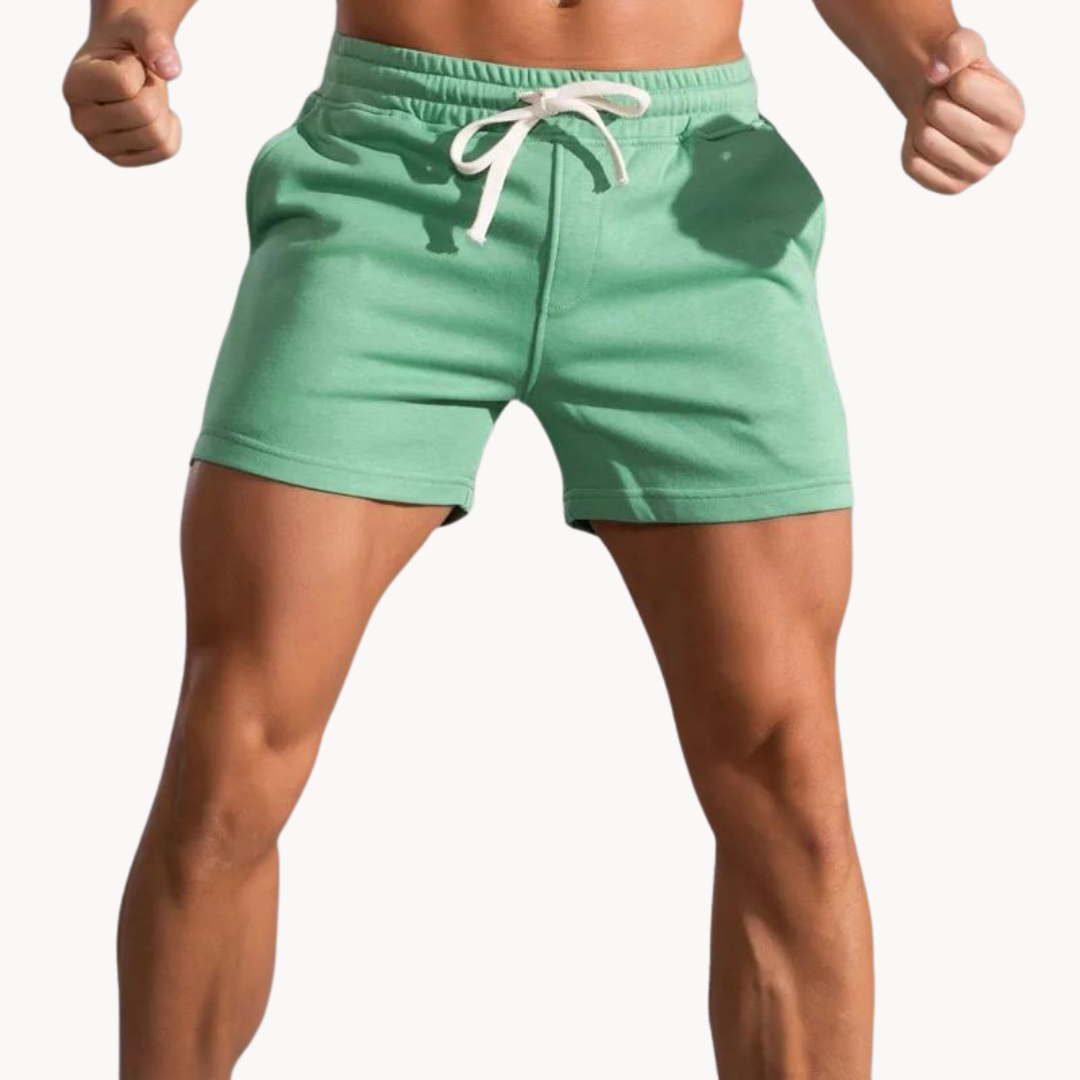 Shorts - Peached Blend With Drawstring And Flexible Shape