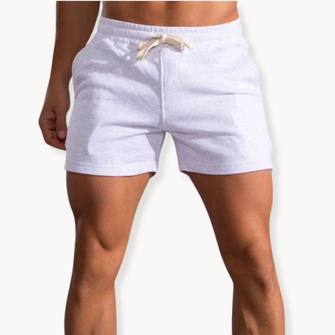 Shorts - Peached Blend With Drawstring And Flexible Shape