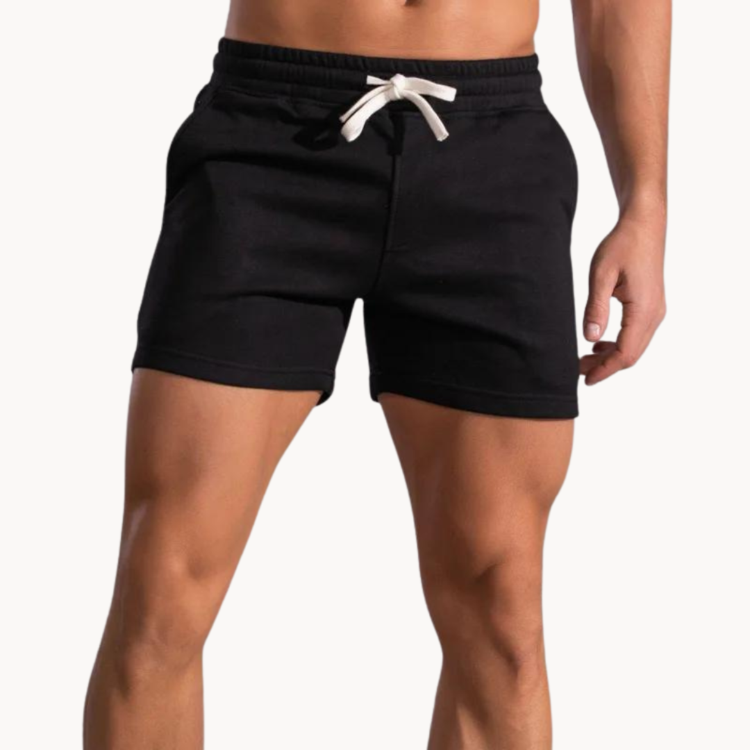 Shorts - Peached Blend With Drawstring And Flexible Shape