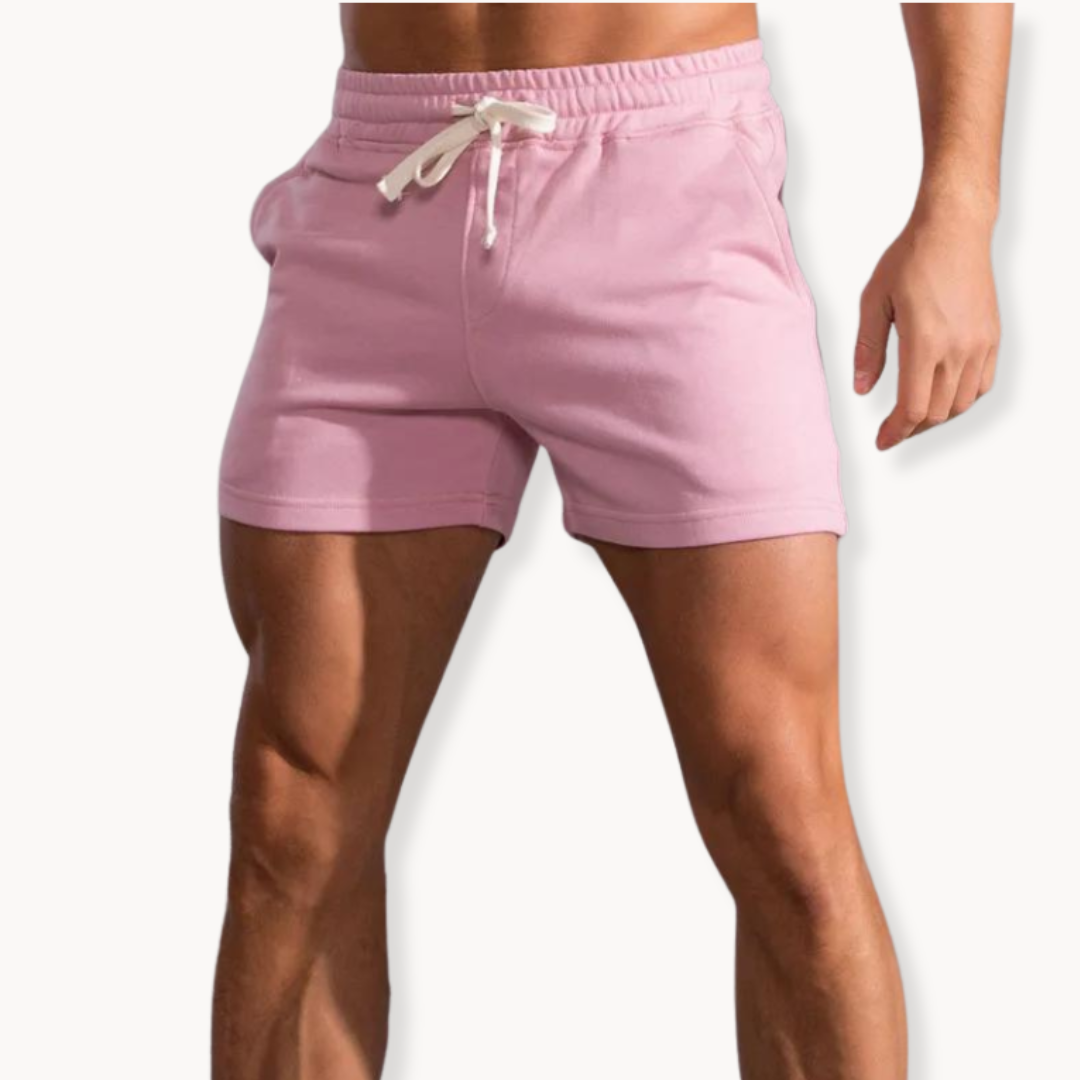 Shorts - Peached Blend With Drawstring And Flexible Shape