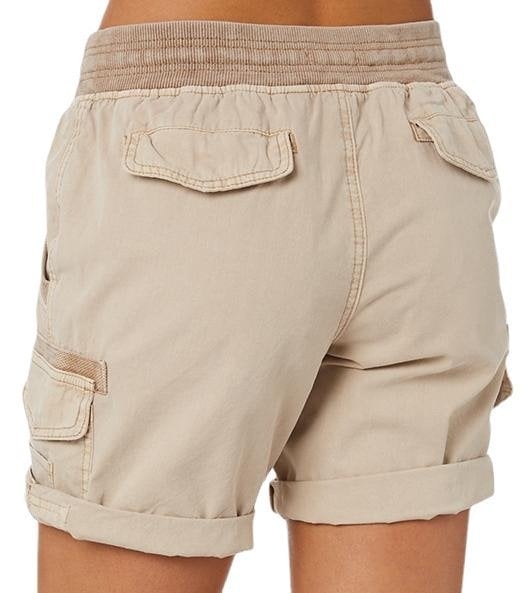 Shorts – Polyester Blend Elastic Waist & Cargo Pockets