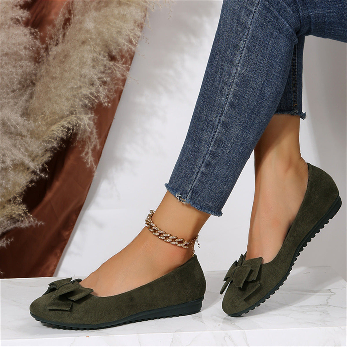 Slip-On Shoe – Soft-Blend Upper & Low Profile Cushion Sole