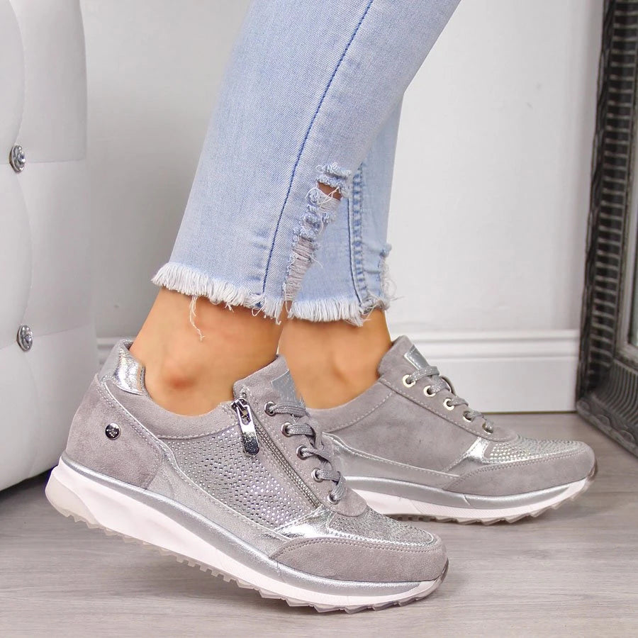 Sneakers - Breathable Mesh Blend And Secure Fit Support
