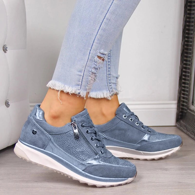 Sneakers - Breathable Mesh Blend And Secure Fit Support