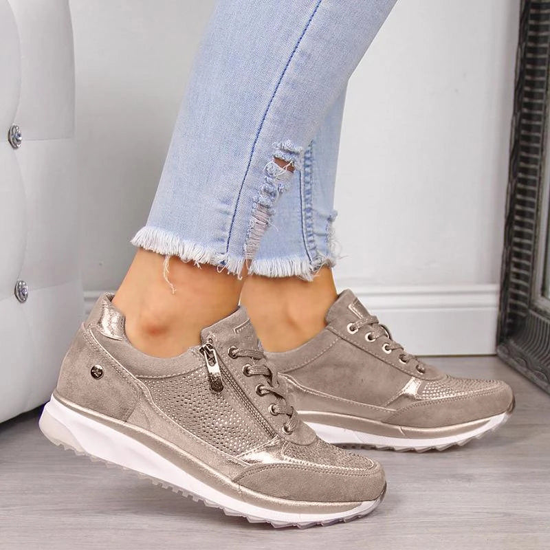 Sneakers - Breathable Mesh Blend And Secure Fit Support