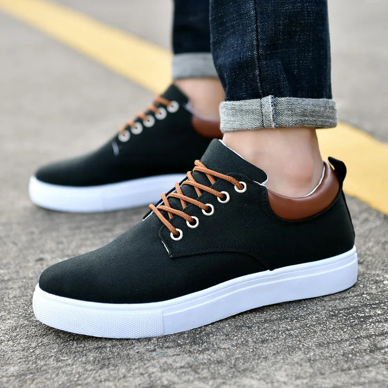 Sneakers - Canvas Blend Upper & Breathable Everyday Grip